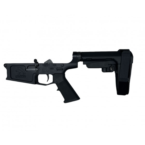 AR-10 .308 MORIARTI BILLET LOWER / ANODIZED BLACK / SBA3